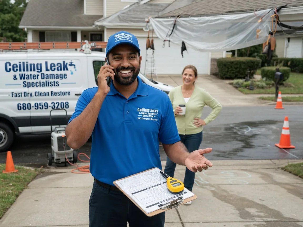 Ceiling Leak Cleanup Clark, MO FAQs